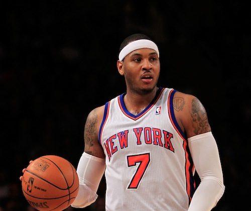 Carmelo Anthony Out With Strained Groin