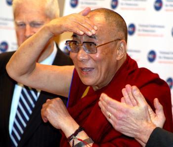 Dalai Lama Brings Joy and Laughter at Library of Congress
