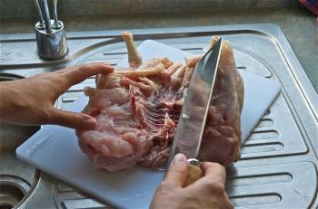 Chopping Up A Chicken, Chinese-Style