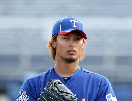 Darvish Fans Three in Debut