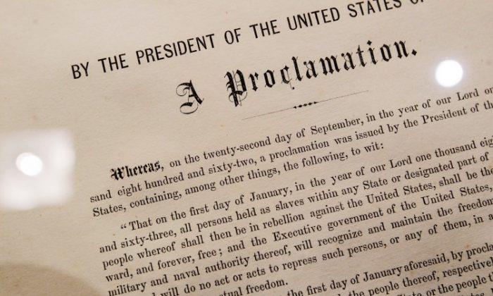 Lincoln’s Emancipation Proclamation Turns 150