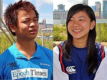 Cricket an Unlikely Passion for Li Siblings
