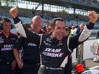 Helio Castroneves on Pole for 2010 Indy 500