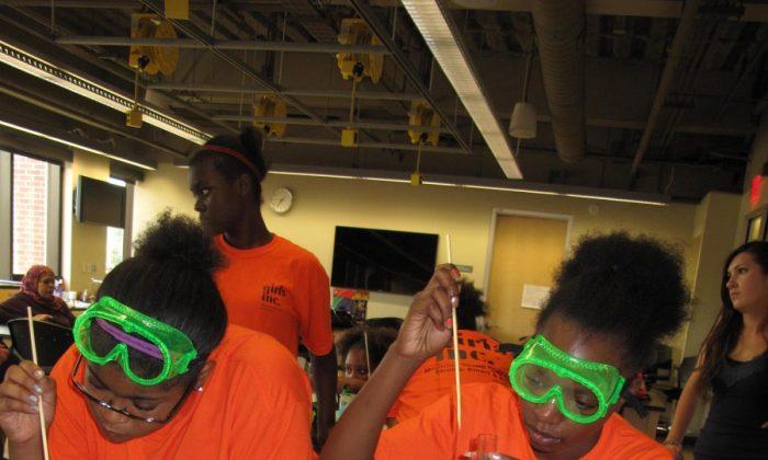 Summer Camp Involves Girls in Science, Technology, Math