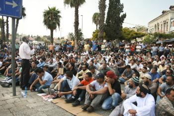 Jerusalem Protests Largely Peaceful