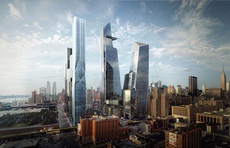 Groundbreaking at Hudson Yards in NYC