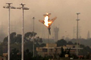 Fighter Jet Shot Down Above Benghazi (Photos)