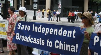 Independent Satellite Broadcasts to China Suspended