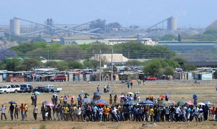 S. African Mine Fires 12,000 Striking Workers