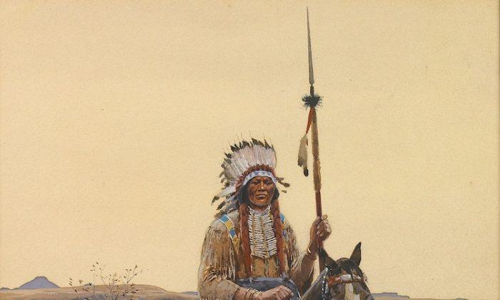 Southern Plains Indian Warrior ‘Print’ Turns Out to Be Real Thing