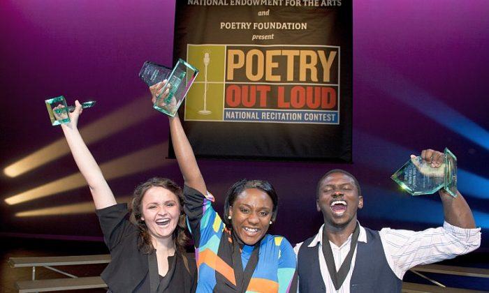 Poetry Out Loud Winner Awarded $20,000