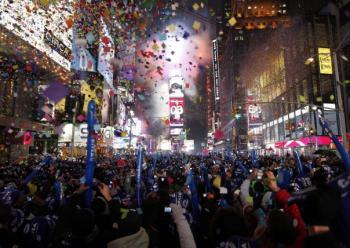 Times Square New Year’s Tradition Continues