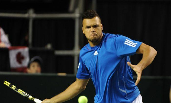 Tsonga Leads France Past Canada in Davis Cup