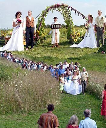 A Double Wedding at EcoVillage