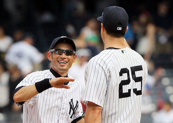 Ibanez Drives in Three in Yankees Win