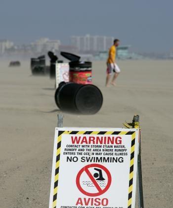 Water Quality Near Popular Beaches Unsafe