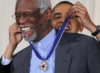 Bill Russell: Obama Awards Bill Russell Medal of Freedom