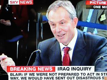 Blair Defends Iraq Invasion