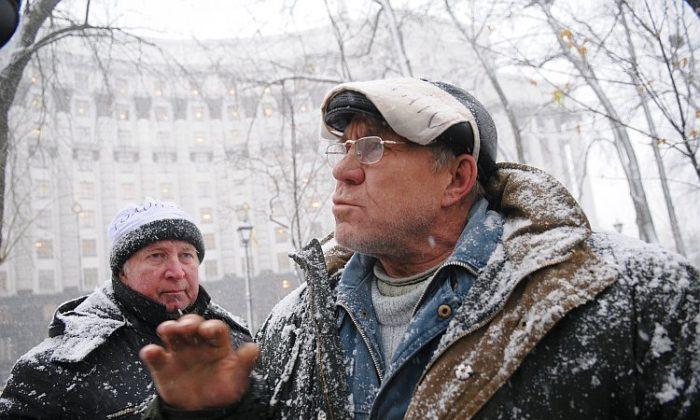 Chernobyl Veterans Keep Up Hunger Strike for Pensions
