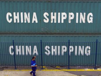 China Becomes Largest Exporter; Trade Surplus Falls 34 Percent