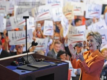 Clinton Supporters Form Rift at DNC