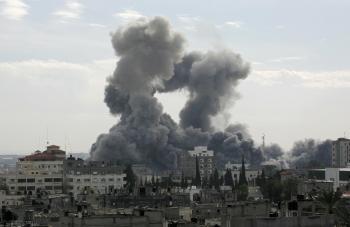 Israeli Air Force Bombs Terrorist Targets in Gaza