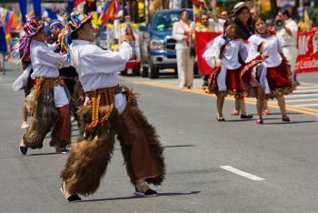 Parade Celebrates Ecuadorian Independence Day
