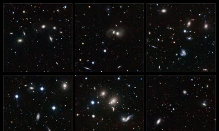 Swarming Galaxies Viewed in Constellation of Hercules
