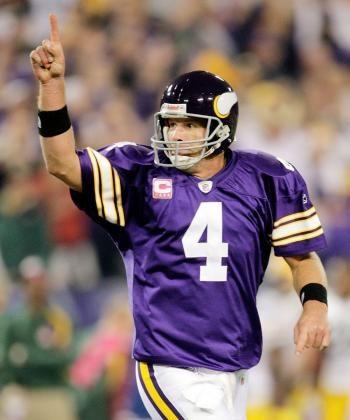 Favre Fantastic Against Old Team Packers