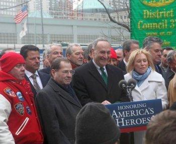NY Politicians Celebrate 9/11 Health Bill Passage