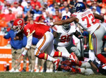 Giants Defense Smothers Chiefs in K.C.