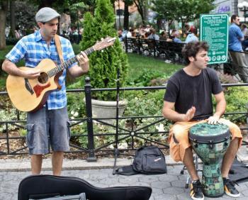 Ramzi Brings Acoustic Folk to Union Square Park