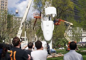 A New Face in Madison Square Park