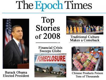 The Epoch Times Top News Stories of 2008