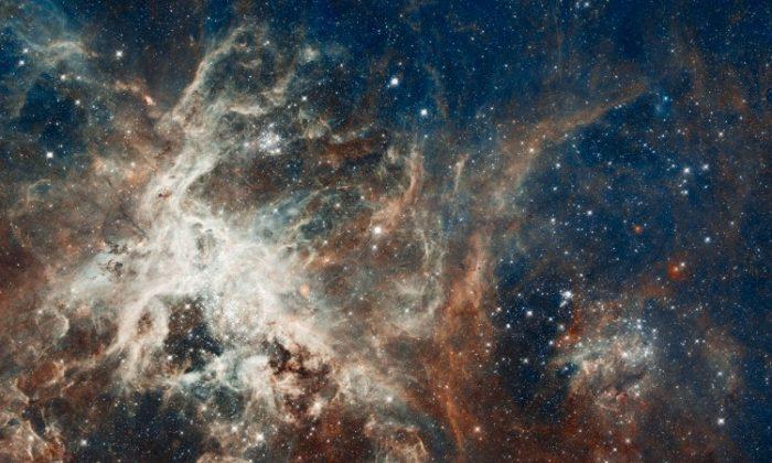 Hubble Eyes Turbulent Heart of Tarantula Nebula