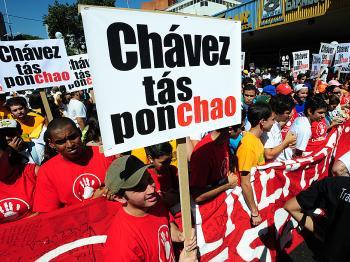 Former Allies Ask Chavez to Renounce Presidency
