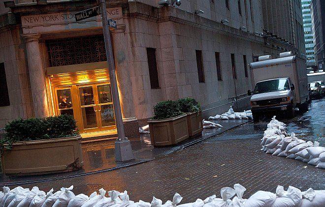 Hurricane Sandy Forces Market Shut Down
