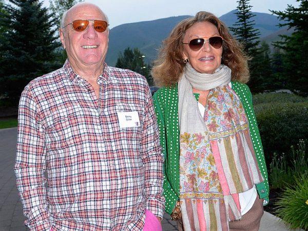 Barry Diller, chairman of IAC/InterActiveCorp., and his wife, designer Diane Von Furstenberg, in a file photo. (Kevork Djansezian/Getty Images)