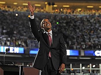 Obama Wows Mile High Crowd
