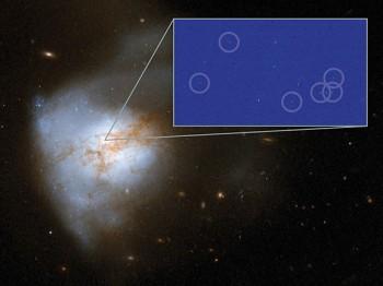 Supernova Factory Spotted in Distant Galaxy