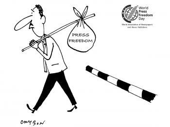 World Media Freedom Continues Eight-Year Decline