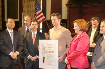 Actor Turned Subway Hero Honored by City Council