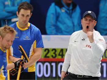 U.S. Olympic Men’s Curling Team Squeaks by Sweden 8—7