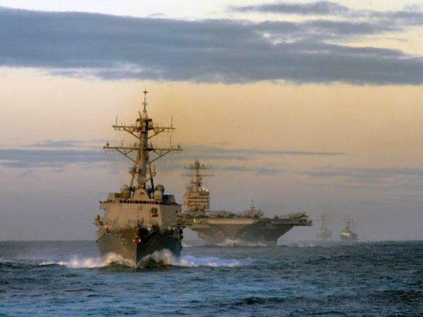 U.S. Navy task force exercises in the Western Pacific. (U.S. Navy)