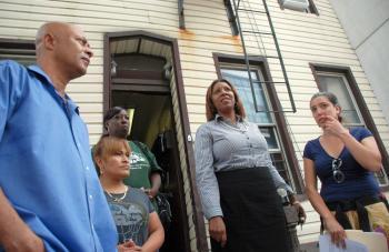 Brooklyn Tenants Protest Shaky, Collapsing Building