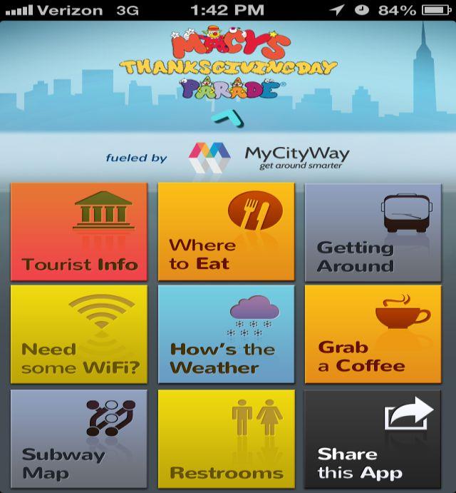 App Helps Navigate Thanksgiving Parade