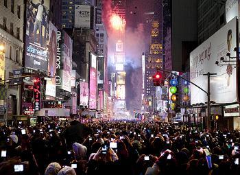 Ball Drop 2011: Times Square Revelers Ring in New Year