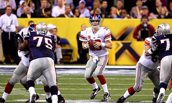 Super Bowl XLVI: NY Giants Leading NE Patriots 9–0 After One