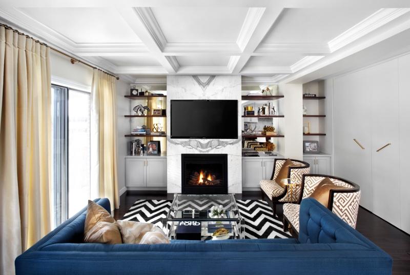 Peacock Blue Colour Inspires Interior Designer