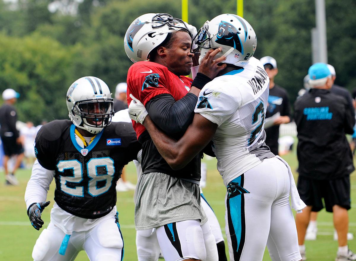 Panthers QB Newton Doesn’t Regret Role in Scuffle at Camp
